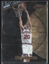 1998-99 Bowmans Best Allan Houston New York Knicks #72