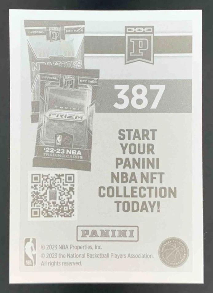 Anthony Edwards 2023-24 Panini Sticker & Card Collection Timberwolves - Image 2 of 2