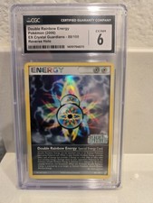 Pokémon Double Rainbow Energy EX Crystal Guardians 88/100 Reverse Holo Stamped on eBay