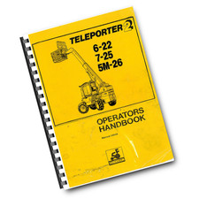SANDERSON TELEPORTER SERIES 2 6-22 7-25 5M-26 OPERATOR MANUAL