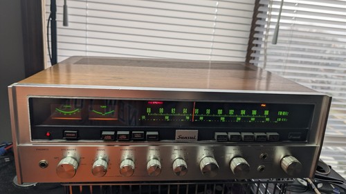 Sansui Seven Vintage Stereo AM FM Receiver Amplifier 2x35 Wpc Serviced 