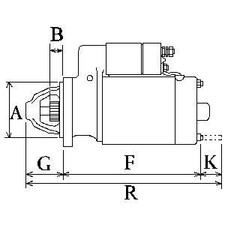 HC-Cargo F032116621 Starter Anlasser 2,2kW für ALFA ROMEO GIULIA (952) 12V