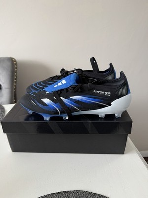 Adidas Predator Elite FT FG Firm Ground Soccer Cleats   Black Blue