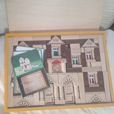 Noblesse Classic Box of 82 Wooden Bricks Building Blocks Made in Germany