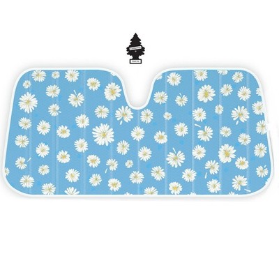 Floral Spring Car Windshield Sun Shade Dashboard UV Shield 57X27 For Hyundai 
