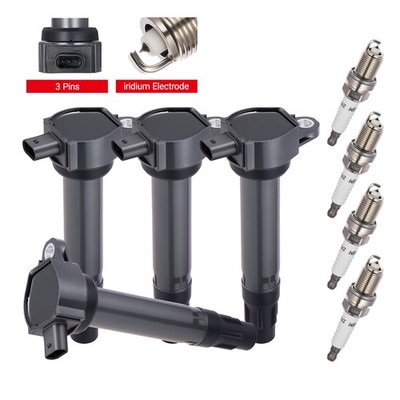4X Ignition Coils pack & Spark plugs For 2009-2020 Dodge Journey
