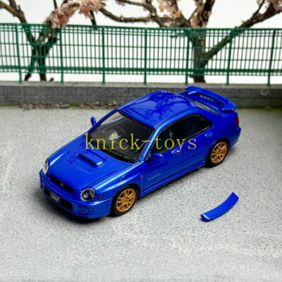 Furuya 1/64 Scale Subaru Impreza WRX STI VII 7 Blue Diecast Car