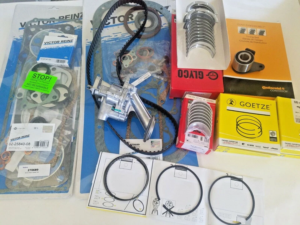 Kit de reconstrucción de motor Volvo B230 240 740 760 780 88-95 Penta AQ131C-D AQ151C Foto 3 de 3