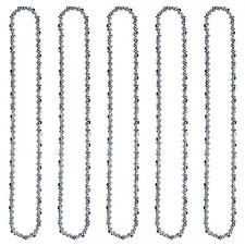 5PCS 22" inch Chainsaw Chain Blade .325" .058 Gauge 86 DL Chain .325"-.058-86DL