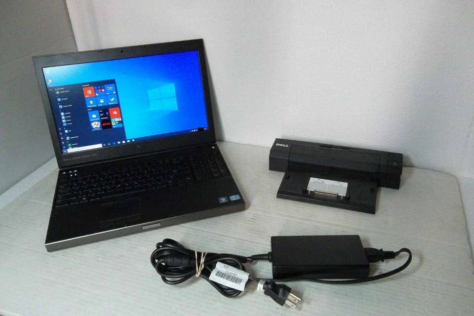 Workstation DELL M4800 i7-QUAD (1TB SSD + 2TB) 32GB 15.6" FHD Quadro 2GB Docking - Image 2 of 4