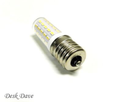 Sewing Machine LED Screw-In Light Bulb, 2SCW~LED, BERNINA BERNETTE 530 534 540 +
