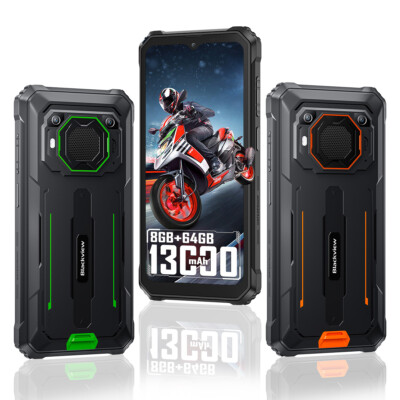 Blackview BV6200 Android 13 Outdoor Handy 6,56 Zoll 13000mAh 8GB+64GB Smartphone