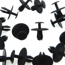 25 Fit 1/4" Hole Automotive Clip Push Type Fastener Bumper Fender Moulding Rivet