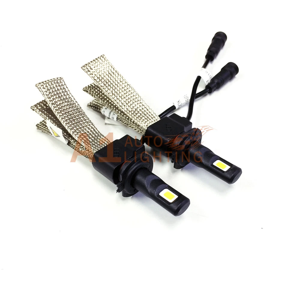 NEW Fanless Canbus H7 LED Headlight Kit 30W 3200LM 6000K Xenon White Bulbs - Image 4 of 4