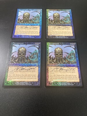 MTG (X4) Necropotence Deckmasters Foil Rare, Unplayed And ALL