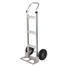 Aluminum Alloy Hand Truck Cart Heavy Duty Dolly W/ Rubber Wheels 440lbs/500lbs