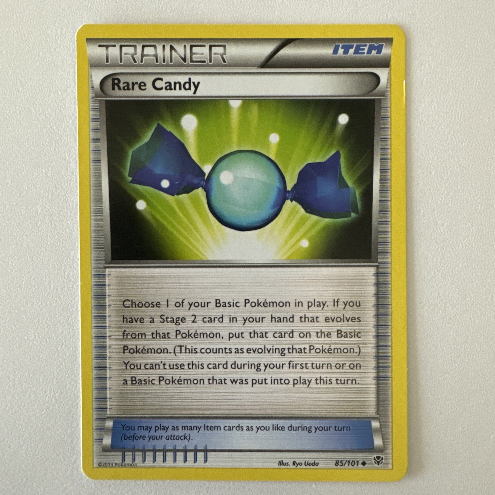 Rare Candy 85/101 Uncommon B&W Plasma Blast Pokemon Card
