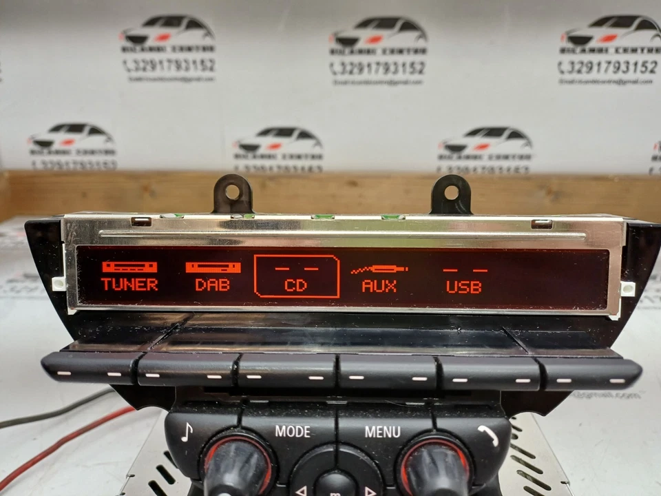 👉AUTORADIO PROFESSIONAL CD BLUETOOTH MINI R55 R56 R56 R57 65123451874 VD3 - Immagine 4 di 4