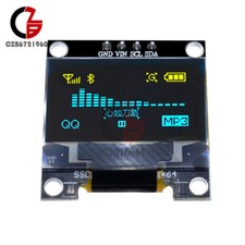 Yellow Blue 0.96" I2C IIC 128x64 OLED Serial LCD LED Display Module for Arduino