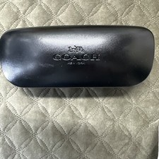 COACH Black Eyeglass / Sunglass Carrying Case.