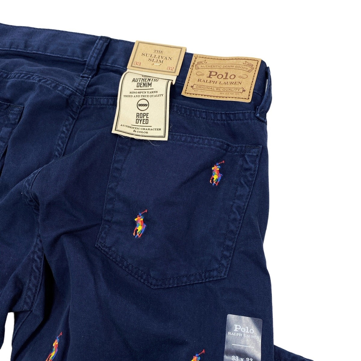 Polo Ralph Lauren Sullivan Slim Allover Pony Print 5-Pocket