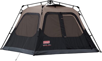 Coleman 4 Person Cabin Tent for Camping with 60 Second