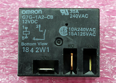 Omron 12V DC Relay G7G-1A2-CB | SPST-NO 30A 240VAC | Heavy Duty Power Relay For Automotive & Industrial Use