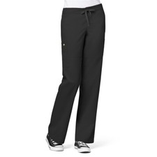 WonderWink Utility Cargo Multi-Pocket Pant Stretch Black Womens Scrub Pant S NEW