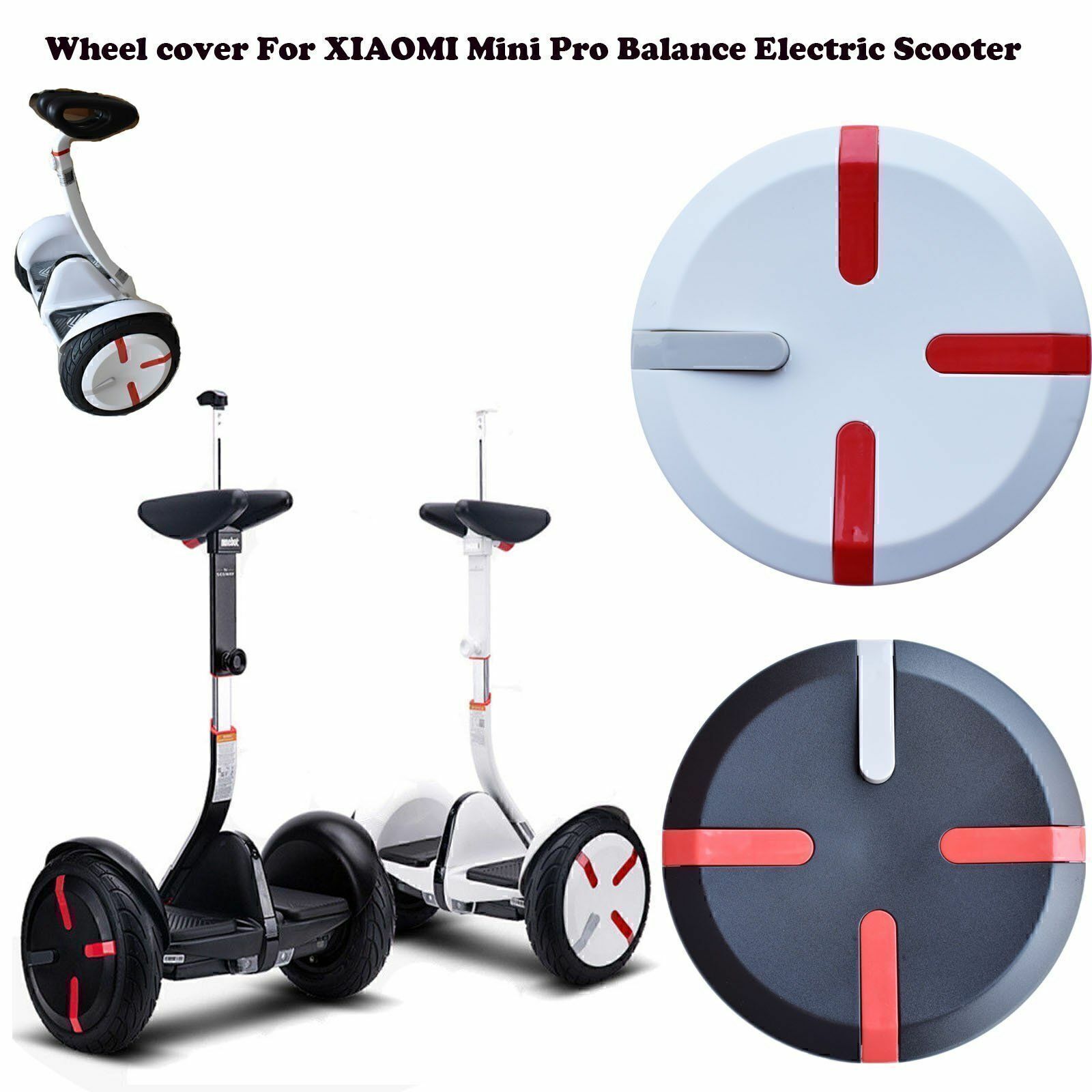 2Pcs Replacement Wheel Hub Caps for Xiaomi Ninebot MiniPro Segway Scooter  
