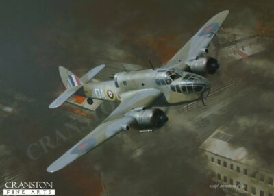 22 Staffel Luftfahrt Kunstdruck Bristol Beaufort signiert von Eric Winkle Brown