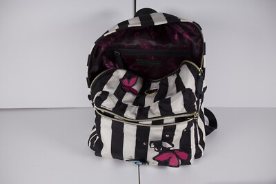 Betsey Johnson New York Black White Striped Butterfly  display picture 1