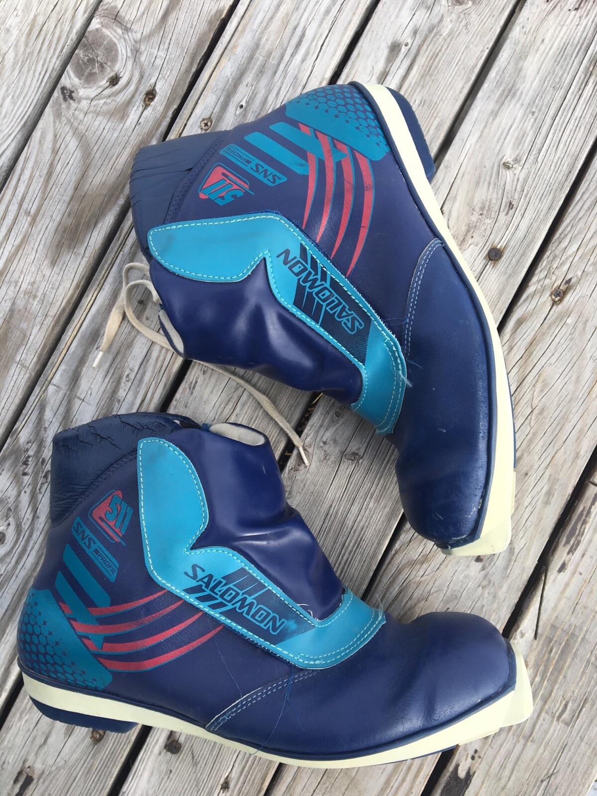 Salomon 511 stivali da sci di fondo profilo SNS taglia 46 EU 12 5 uomo statunitense (indossare)