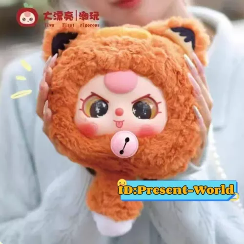 Authentische Baby drei Glückskatzen Reißverschlusstasche Blindbox Figur heiße Plüschtasche Geschenk - Bild 3 von 27