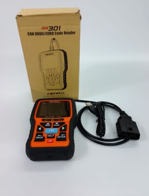 FOXWELL NT301 OBD2 Diagnosegeraet Auto, Auslesegeraet Auto fuer OBDII/EOBD
