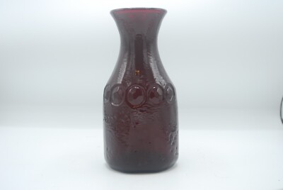 Rare Tiffin Franciscan Madeira Crystal Ruby Red Carafe 9 1/2''