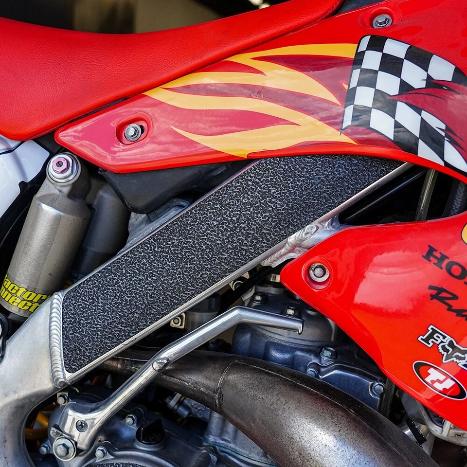 Black Upper Frame Guards 2000-2001 Honda CR250 Grip Tape CR 250 250R CR250R - Image 2 of 4