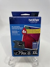 Brother LC79 LC79BK XXL Black Super High Yield Ink Cartridge EXPIRED 07/2017