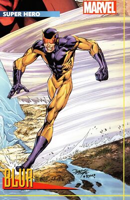 Heroes Reborn #3 Mark Bagley Trading Card Variant Blur Marvel 2021