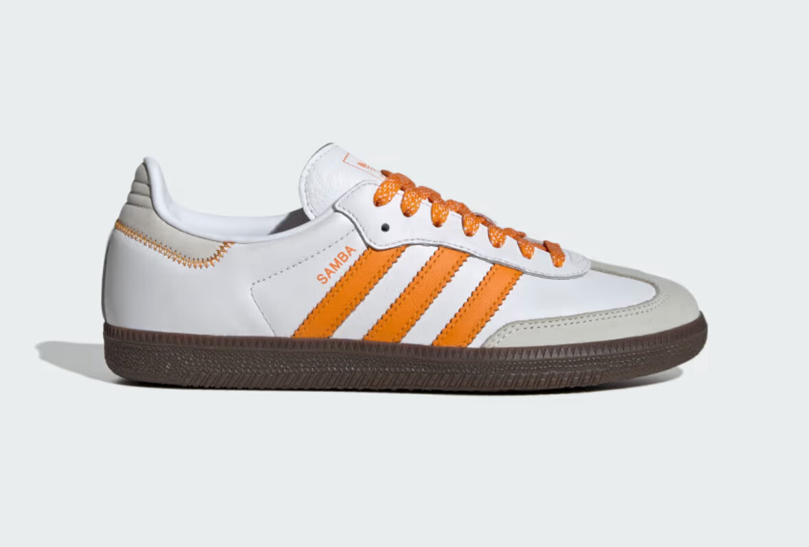Adidas Samba OG Women Cloud White Equipment Orange Size 5W