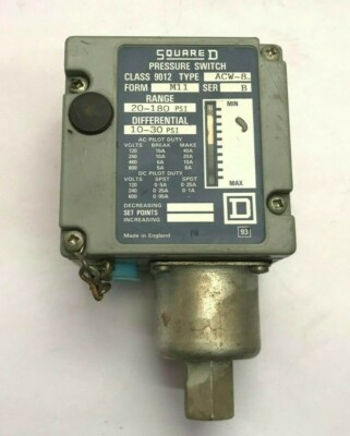 Square D Druckschalter Klasse 9012 Typ ACW-8 Ser.B