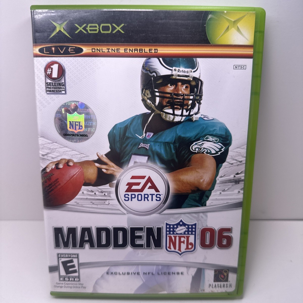 Madden NFL 06 Xbox Original 2005 Donovan McNabb Cover Eagles LETS