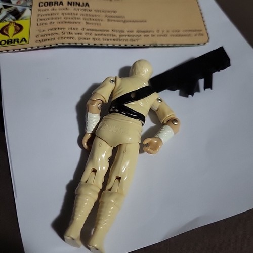 Vintage GI Joe Cobra Ninja Storm Shadow 1984 Hasbro - Picture 5 of 5