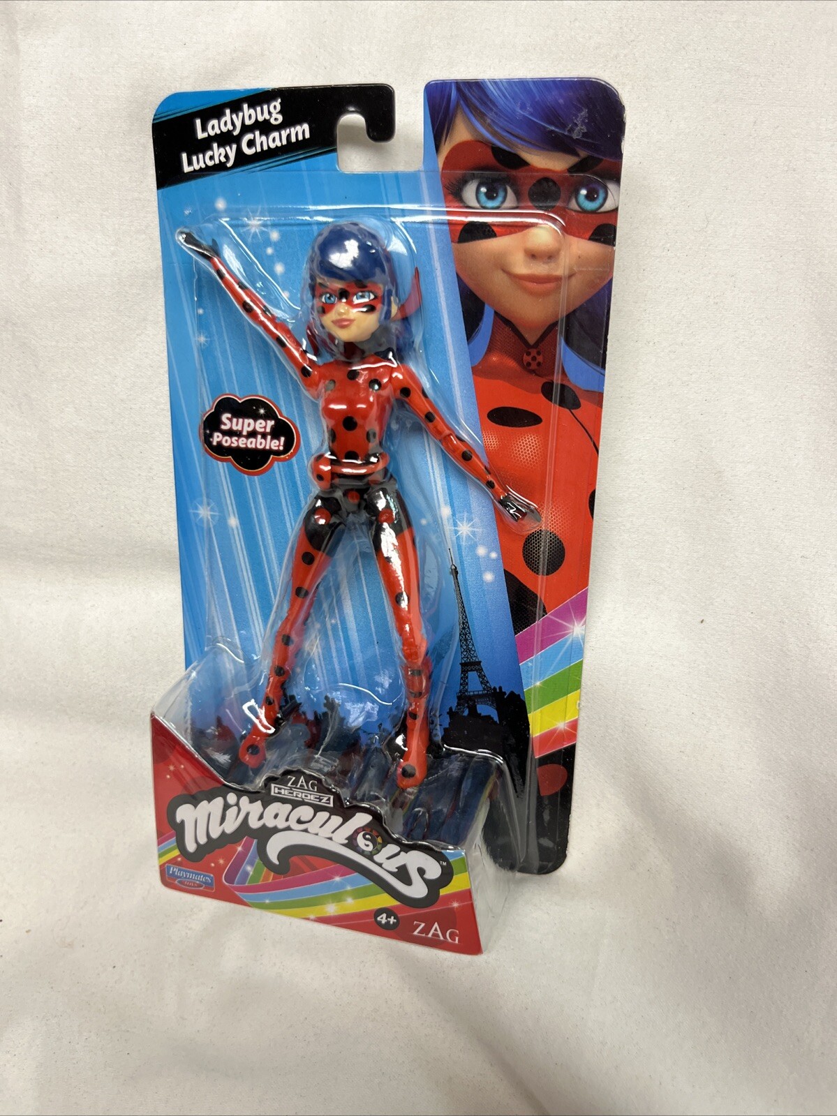Lot of 5 New Playmates Toys ZAG Miraculous Ladybug Marinette Adrien 5" Figures