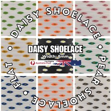 Daisy Shoelace Flat Floral Flower Novelty Bootlace Sneaker Boot Shoe Laces DI8MM