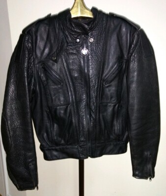 VNTG Hein Gericke For Harley Davidson Genuine Leather Jacket 38 