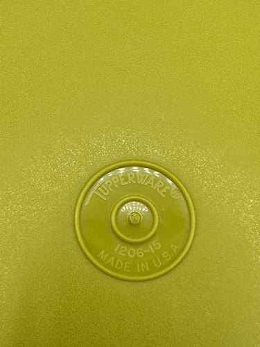 3 Piece Vintage Tupperware Seal N Serve Lid/Plate 1206 Bowl W/1207 Lid/Plate - Picture 11 of 15