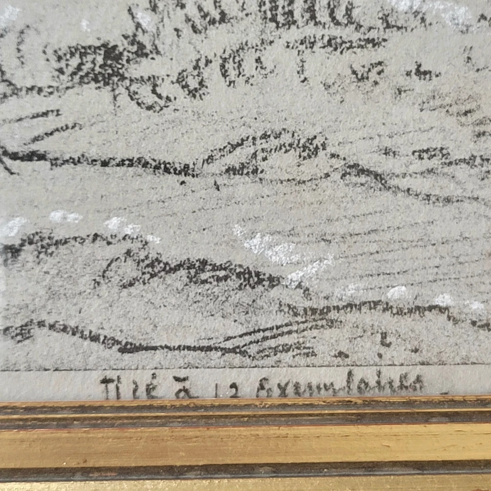 Louis Baudit Lesconil Bretagne 1935 Lithographie N° 1/12 Encadrée 51cm - Photo 3/4