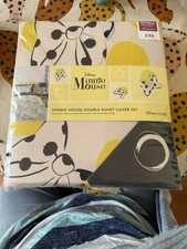 Minnie Mouse Disney Home Double Duvet Cover Set. Brand New.