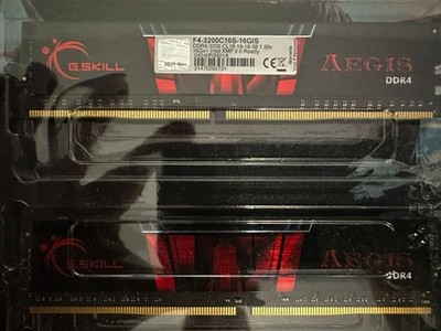 G.SKILL Aegis 32GB (2 x 16GB) PC4-25600 (DDR4-3200) Arbeitsspeicherkit...