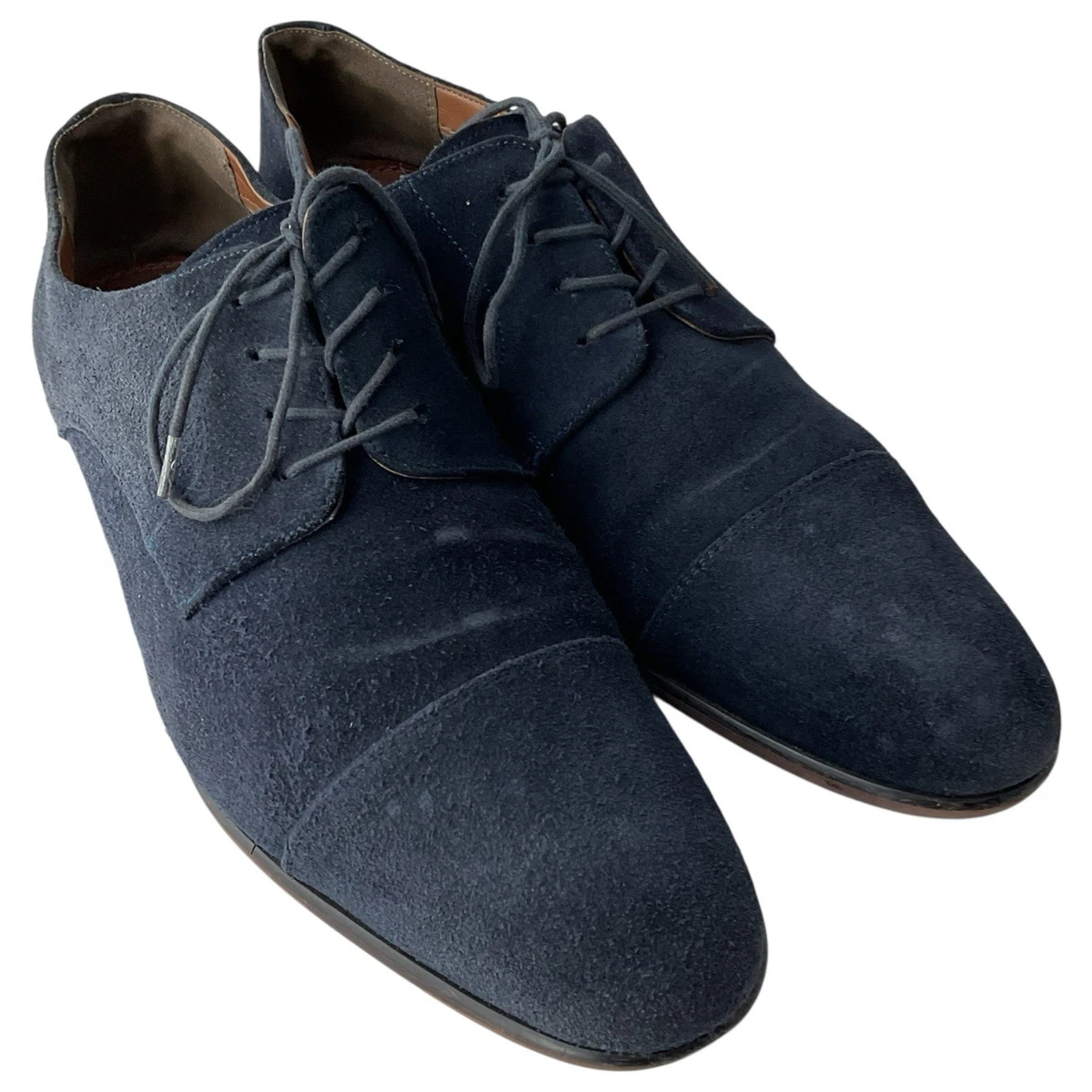 aldo blue dress shoes ALDO Men's Drymos Oxford Shoes  Navy  Size 9